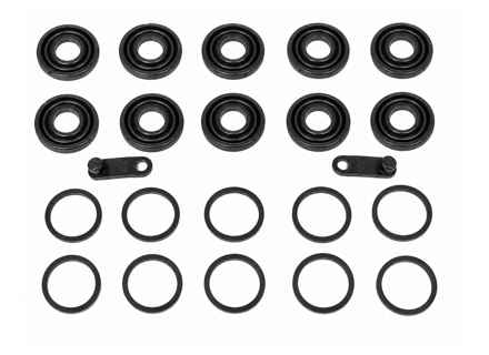 Front Seal and Dust Cover Kit for 10 Piston Brake Calipers. Porsche 958 / 9YA Cayenne / 971 / 976 Panamera / 9J1 Taycan - 95835131300 - 227004